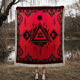 Gothistar Infernal Eclipse Woven Tapestry Blanket