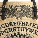 Gothistar The Summoner – Ouija Board Leather Tote Bag