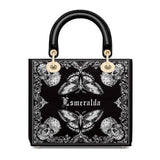 Gothistar Shadowlace Bloom Personalized Lady Leather Bag