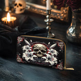 Gothistar The Vowed Skull Leather Wallet Purse