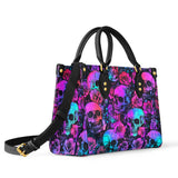 Gothistar Cyber Goth Roses Leather Bag