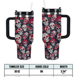 Gothistar Scarlet Graveyard Bloom Tumbler