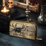 Gothistar The Silent Weave Personalized  Leather Wallet Purse