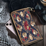 Gothistar Midnight Heirloom Leather Wallet Purse
