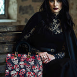 Gothistar Midnight Calavera Lady Leather Bag