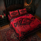 Gothistar All Season Quilt 3-Piece Set Infernal Eclipse