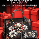 Gothistar The Vowed Skull Leather Bag