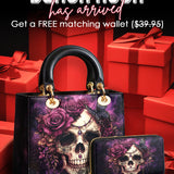 Gothistar Midnight Bloom Lady Leather Bag