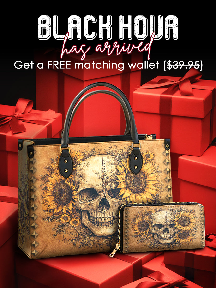 Gothistar Eternal Skull Leather Bag