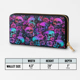 Gothistar Cyber Goth Roses Leather Wallet Purse