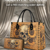 Gothistar Eternal Skull Leather Bag