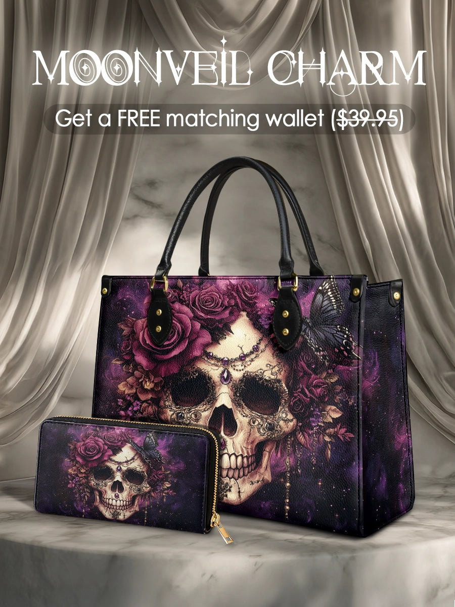 Gothistar Midnight Bloom Leather Bag