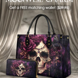 Gothistar Midnight Bloom Leather Bag