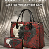 Gothistar Wings Of Fate Leather Bag
