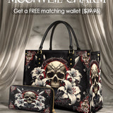 Gothistar The Vowed Skull Leather Bag
