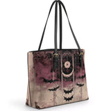 Gothistar Ethereal Nightfall Leather Tote Bag