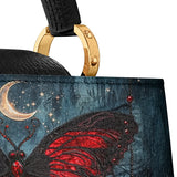 Gothistar Crimson Eclipse Leather Satchel Bag