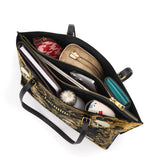 Gothistar The Monarch Of The Damned Leather Tote Bag