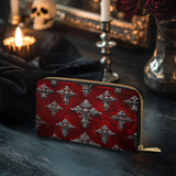 Gothistar Crimson Sanctuary Leather Wallet Purse