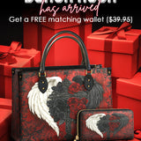 Gothistar Wings Of Fate Leather Bag