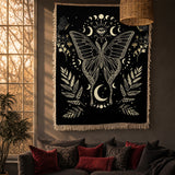 Gothistar Moonwing Enigma Woven Tapestry Blanket