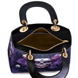 Gothistar Violet Requiem Lady Leather Bag