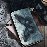 Gothistar Wings of Solace Leather Wallet Purse