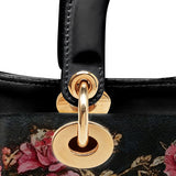 Gothistar Floraskull Noir Lady Leather Bag
