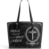 Gothistar Arise From Ash Leather Tote Bag