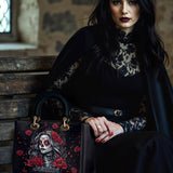 Gothistar La Rosa Oscura Lady Leather Bag