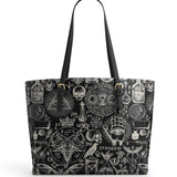 Gothistar Arcane Mystery Leather Tote Bag