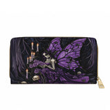 Gothistar Mourning Wings Leather Wallet Purse