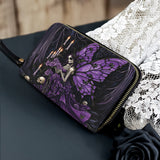 Gothistar Mourning Wings Leather Wallet Purse