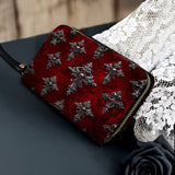 Gothistar Crimson Sanctuary Leather Wallet Purse