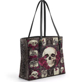 Gothistar Skull Reverie Leather Tote Bag