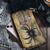 Gothistar The Silent Weave Personalized  Leather Wallet Purse