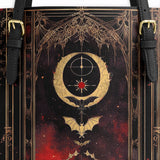 Gothistar Celestial Inferna Leather Tote Bag