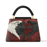Gothistar Wings Of Fate Leather Satchel Bag