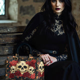 Gothistar Floralis Mortem Lady Leather Bag