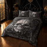 Gothistar All Season Quilt 3-Piece Set Mystic Shadows Skull