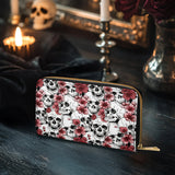 Gothistar Deathbloom Waltz Leather Wallet Purse