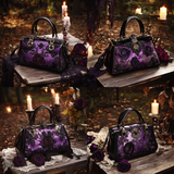 Gothistar Nightshade Moth Leather Wallet Purse