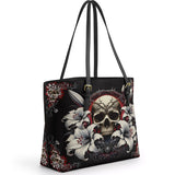 Gothistar The Vowed Skull Leather Tote Bag