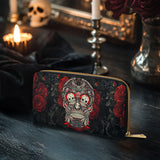 Gothistar Memento Noire Leather Wallet Purse