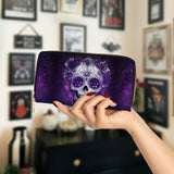 Gothistar Skull Enchantress Leather Wallet Purse