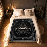 Gothistar  Mystic Tide Woven Tapestry Blanket
