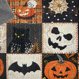 Gothistar All Season Quilt 3-Piece Set Spooky Patchwork
