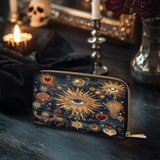 Gothistar Heart Of The Oracle Leather Wallet Purse