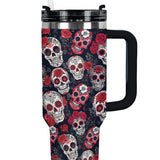 Gothistar Scarlet Graveyard Bloom Tumbler