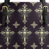 Gothistar Midnight Requiem Leather Tote Bag